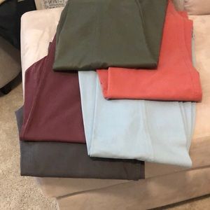 5 Pair Lands End Chino Pants - All 38x36